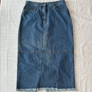 Vintage Ralph Lauren Denim Maxi Skirt